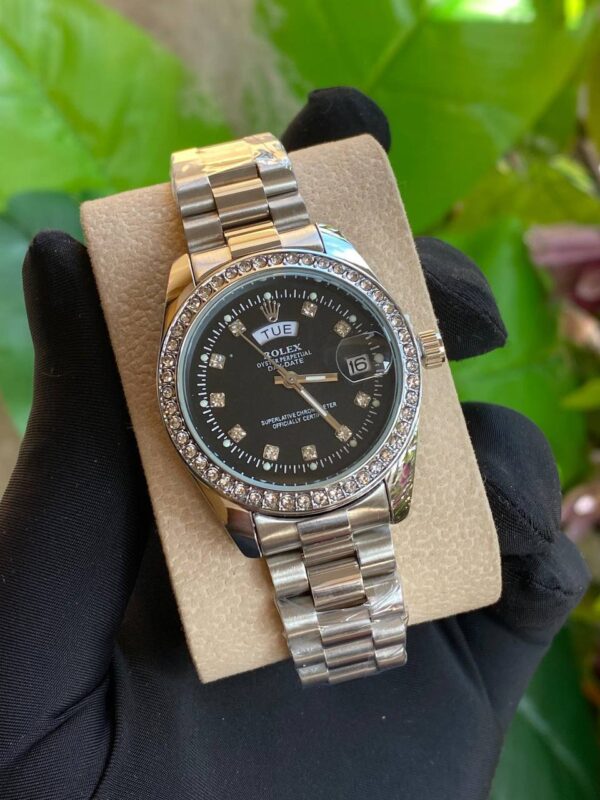 ROLEX ICED LADIES WATCH - Image 6
