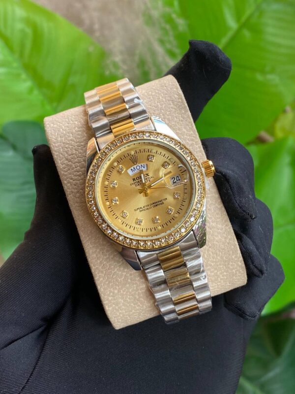 ROLEX ICED LADIES WATCH - Image 7