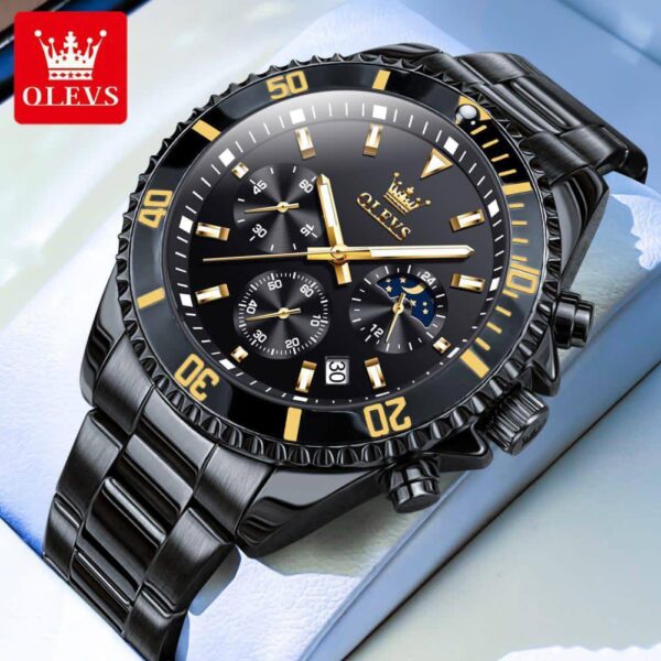 OLEVS CHRONOGRAPH GENTS #2870 - Image 2
