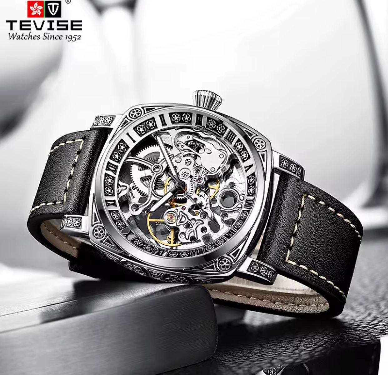TEVISE AUTOMATIC SKELETON DESIGN GENTS WATCH - Image 2